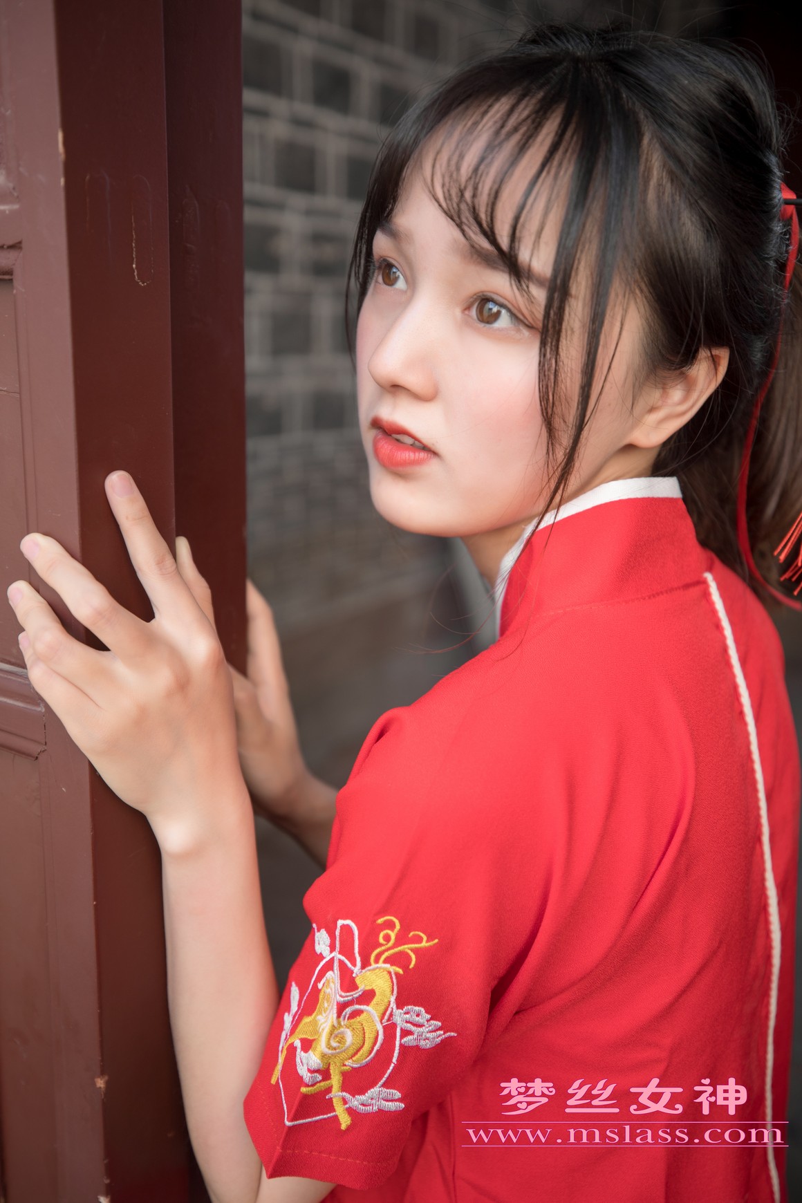 [MSLASS梦丝女神] 2019.05.02 长城古风少女 玥玥 ...