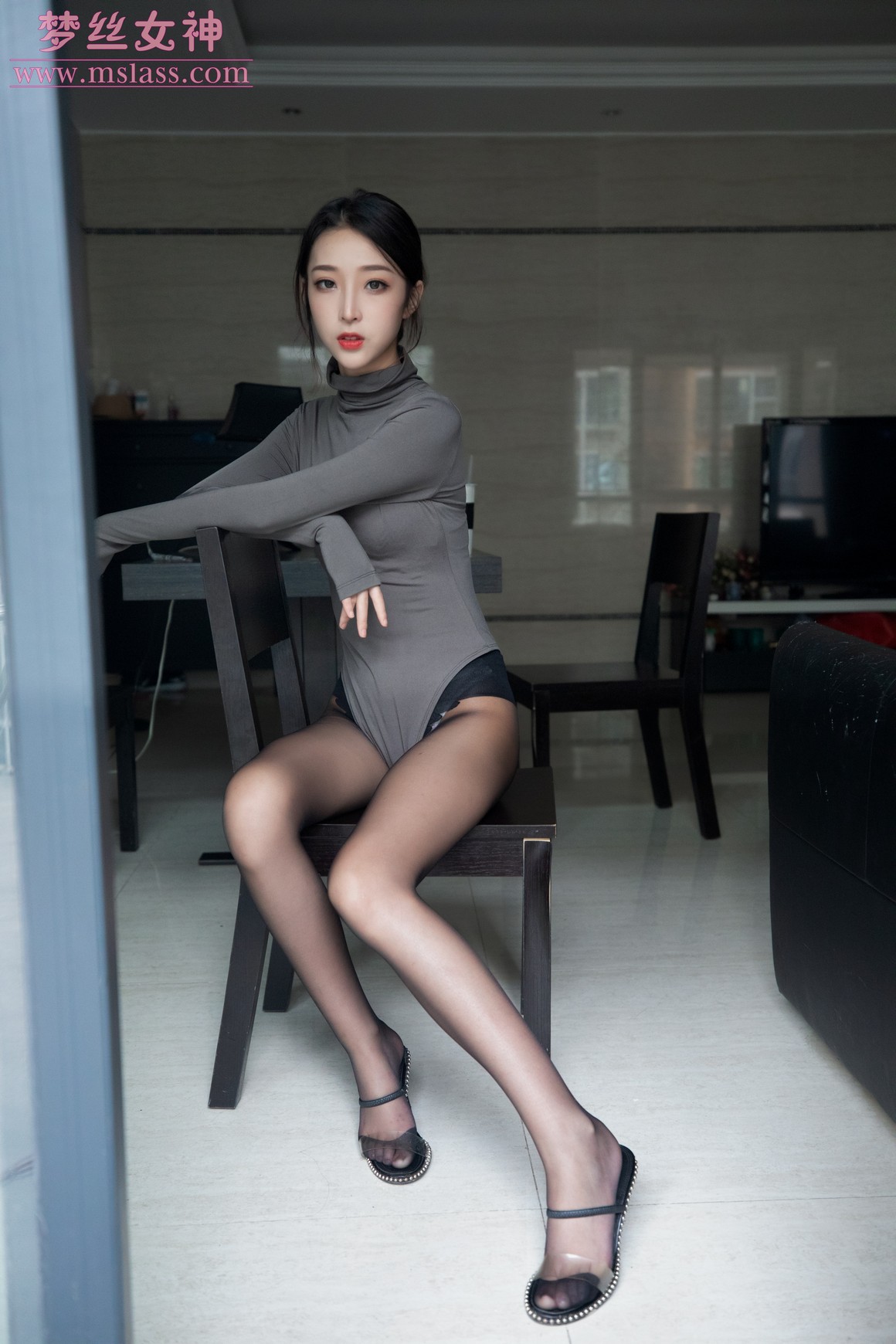 [MSLASS梦丝女神] 2019.08.05 美女主播乔儿（精） ...