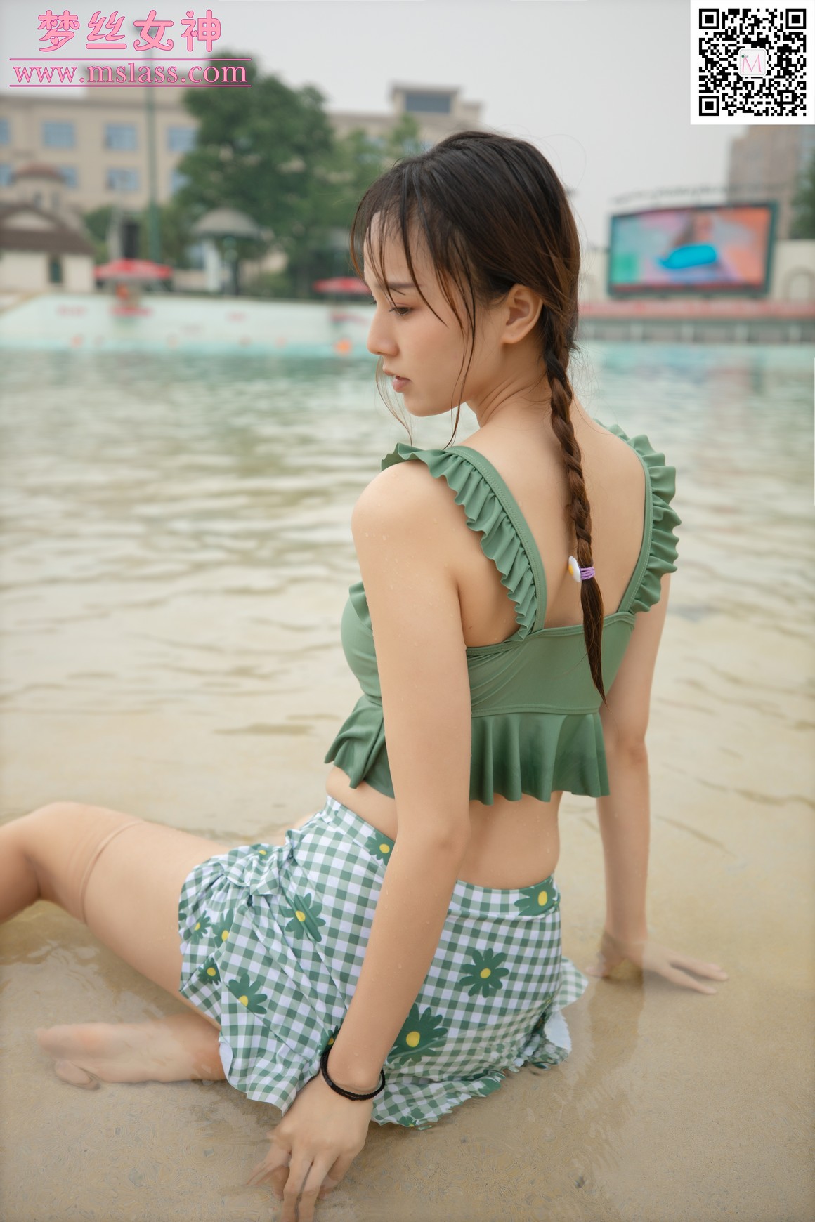 [MSLASS梦丝女神] 2020.06.24 NO.117 玥玥《泳池派对》 ...