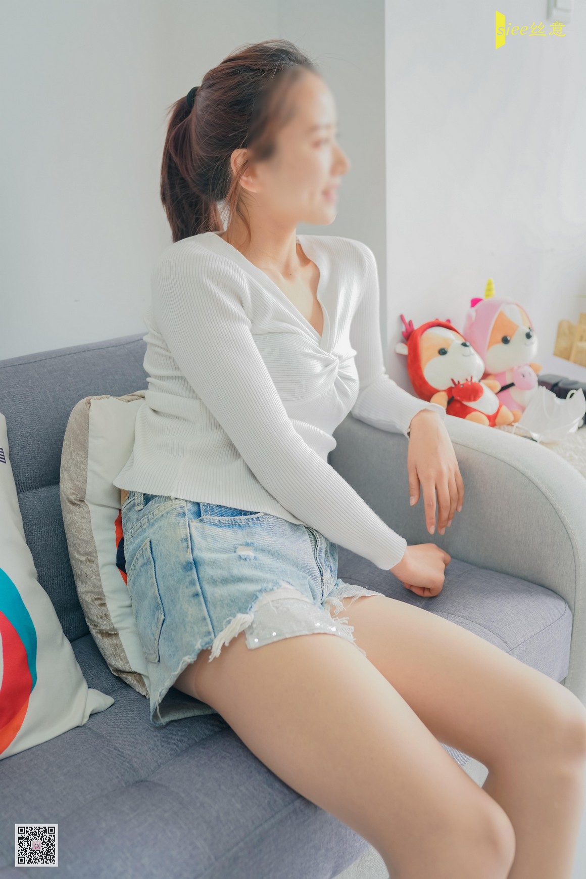 [SIEE丝意] No.454 维维 白色高跟鞋