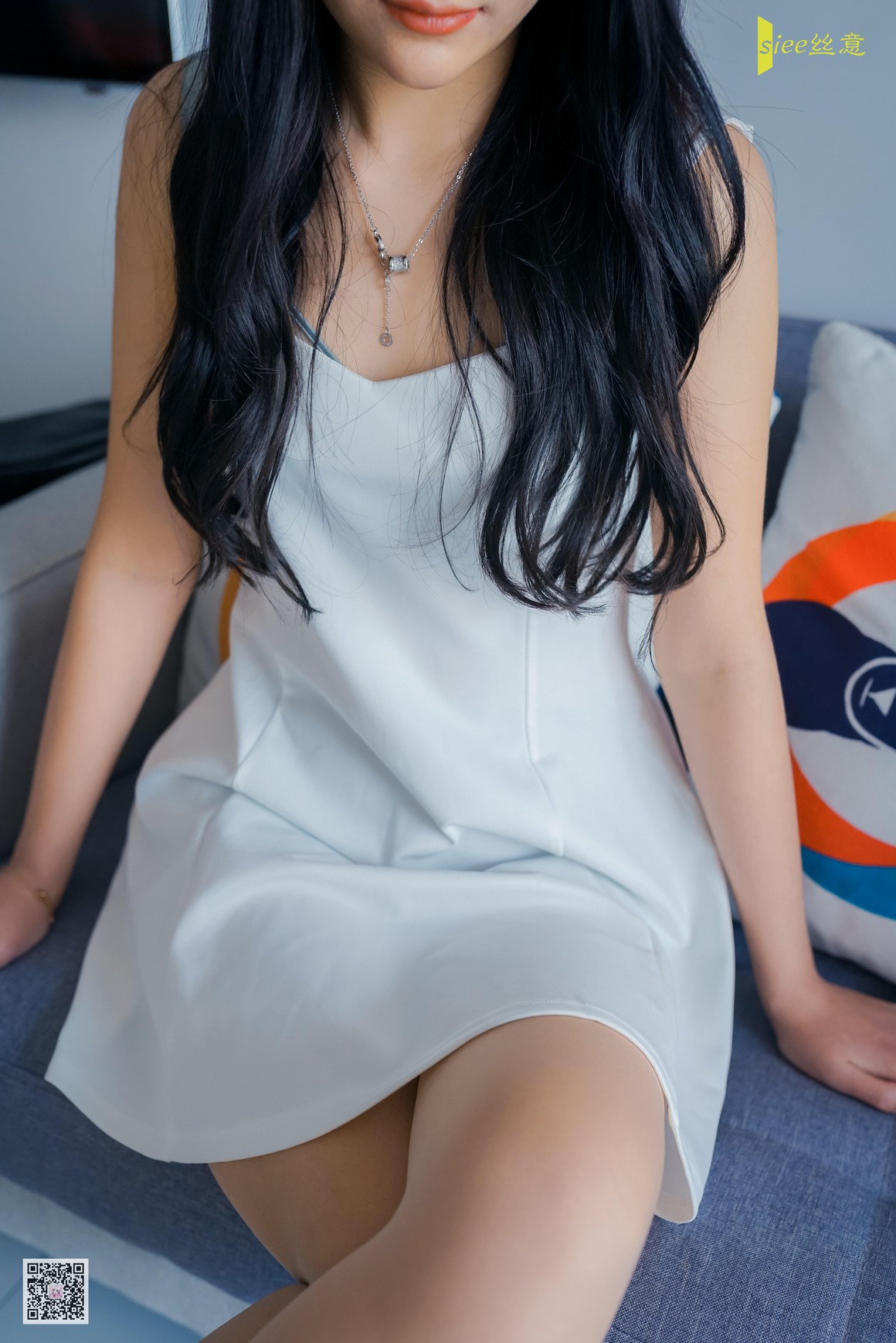 [SIEE丝意] No.469 筠筠 白色连衣裙