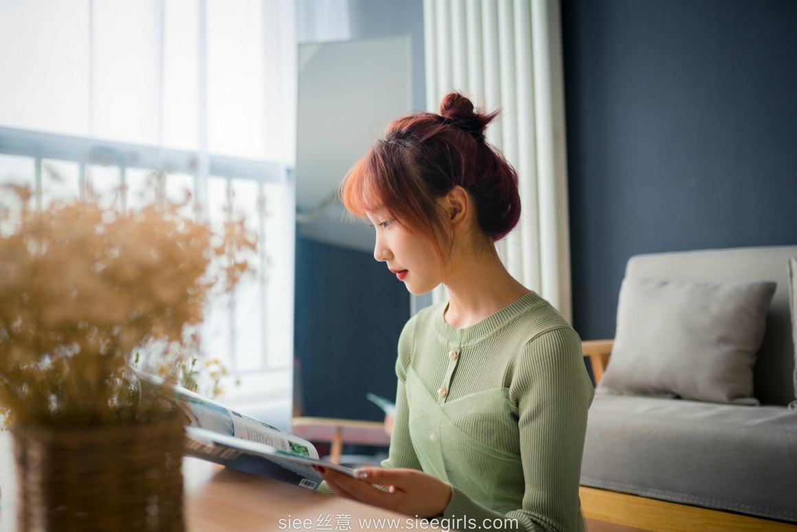 [SIEE丝意] No.473 绿色莲衣裙 厚肉丝