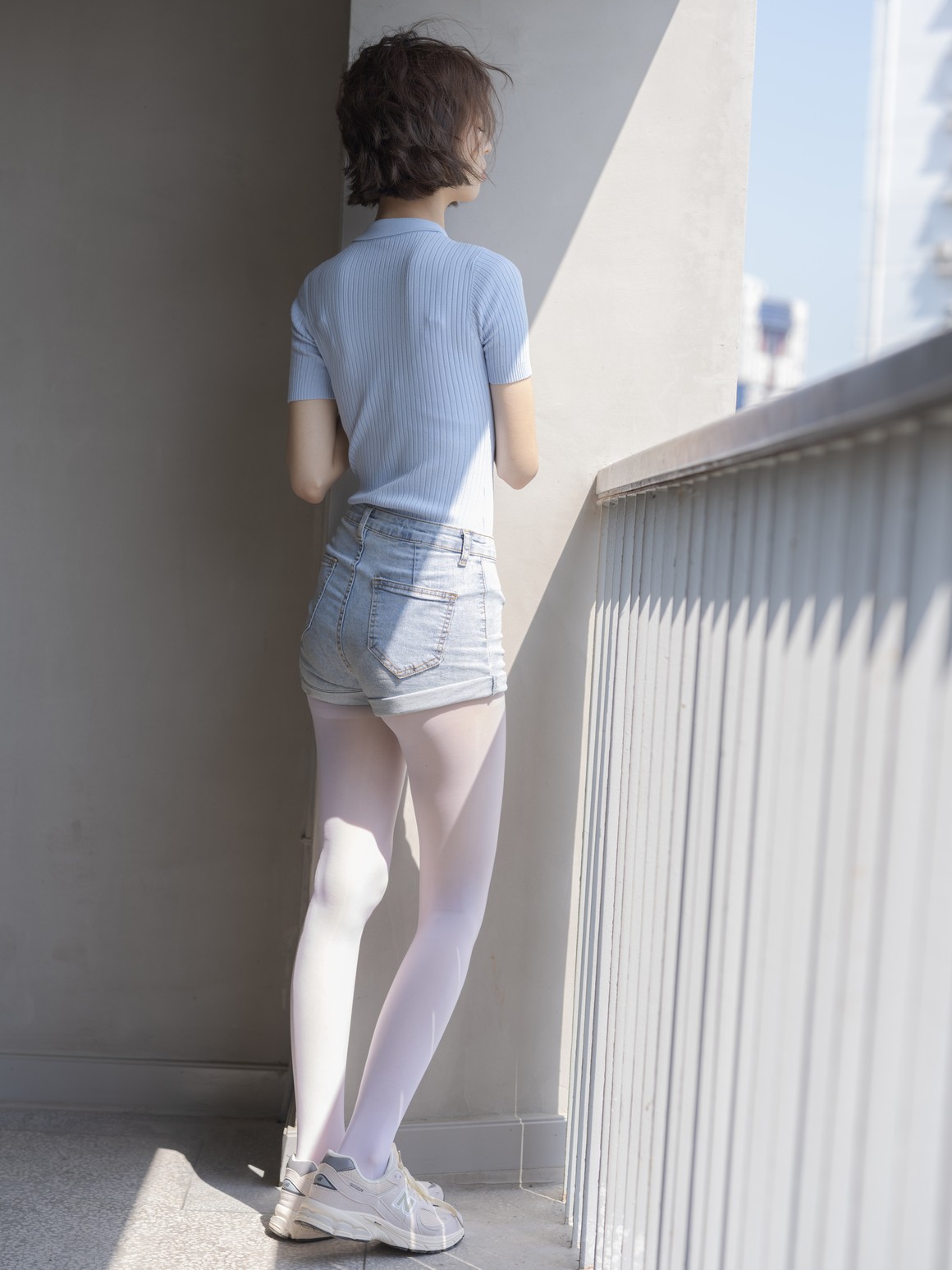 森萝财团写真 媛媛 试拍 15D超薄白丝