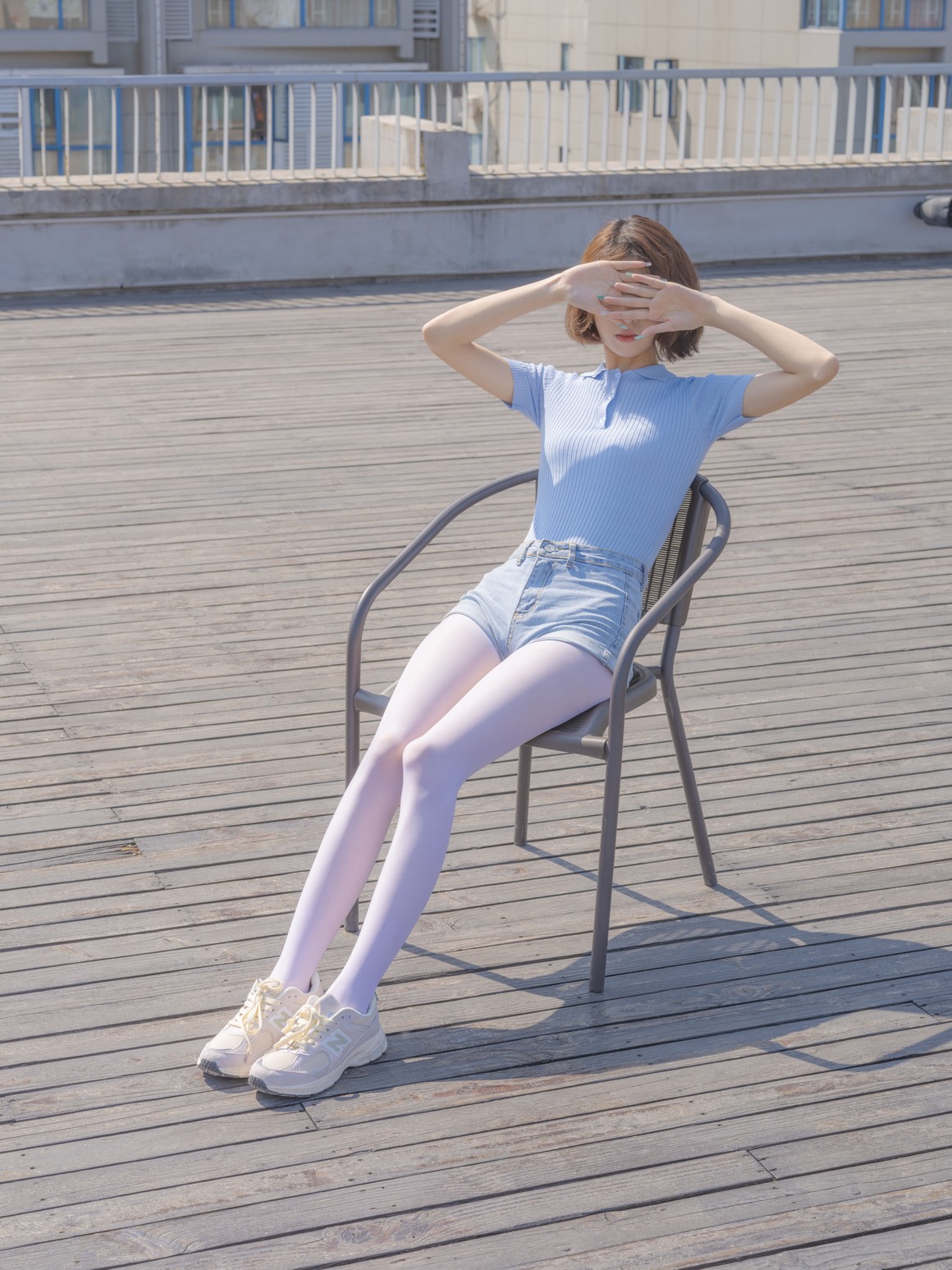 森萝财团写真 媛媛 试拍 15D超薄白丝