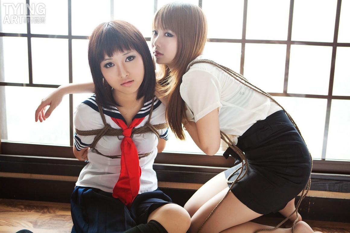 TyingArt縛リ芸術 No.091 OL & School Girl 1 - Dimdim  ...