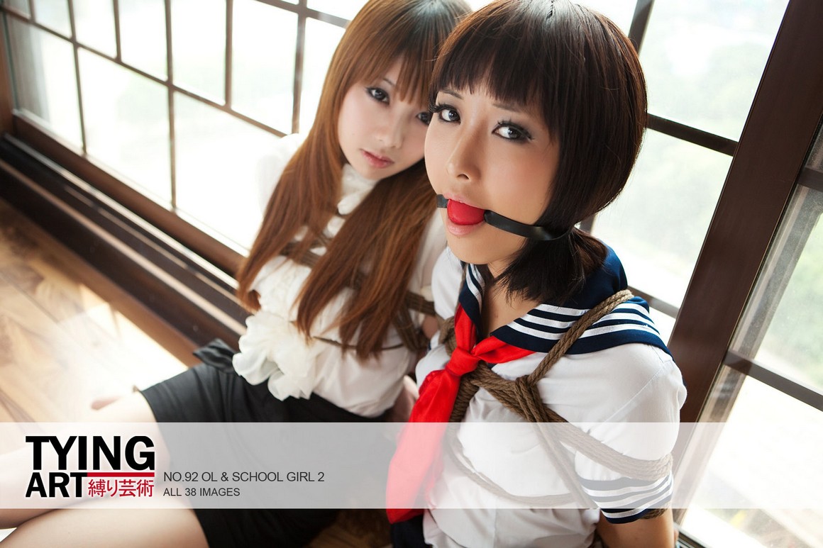 TyingArt縛リ芸術 No.092 OL & School Girl 2