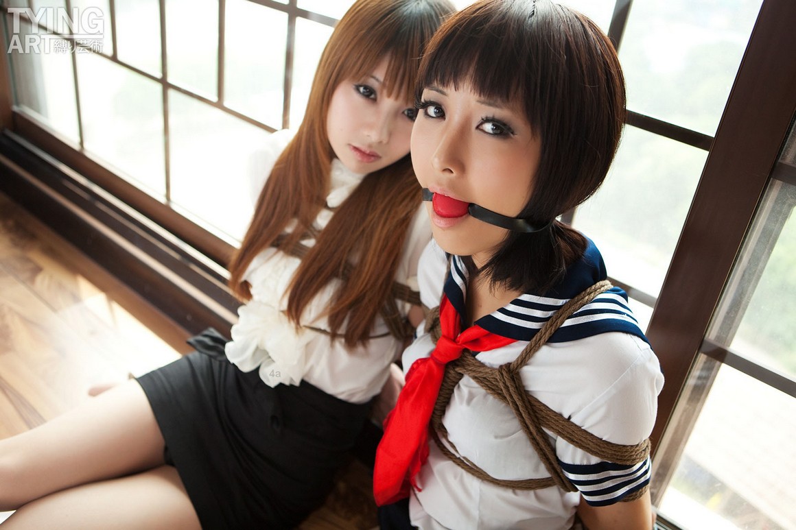 TyingArt縛リ芸術 No.092 OL & School Girl 2