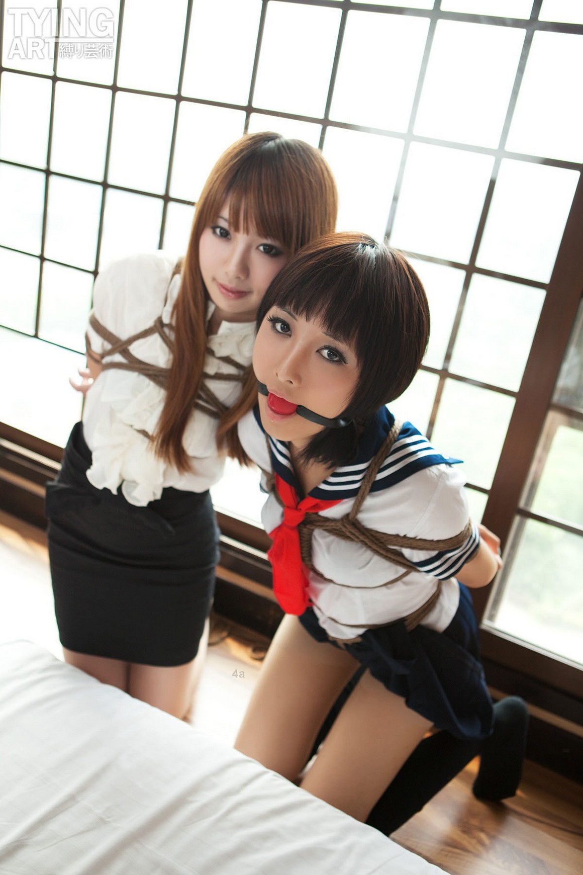 TyingArt縛リ芸術 No.092 OL & School Girl 2