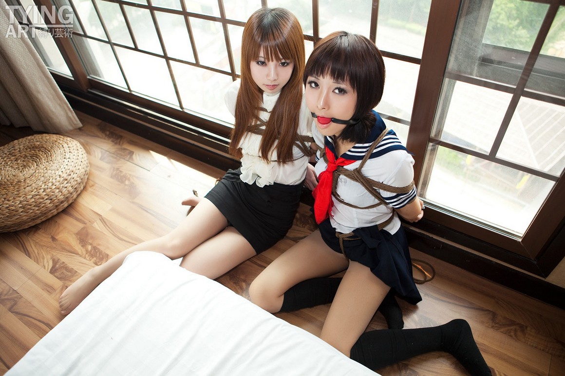 TyingArt縛リ芸術 No.092 OL & School Girl 2