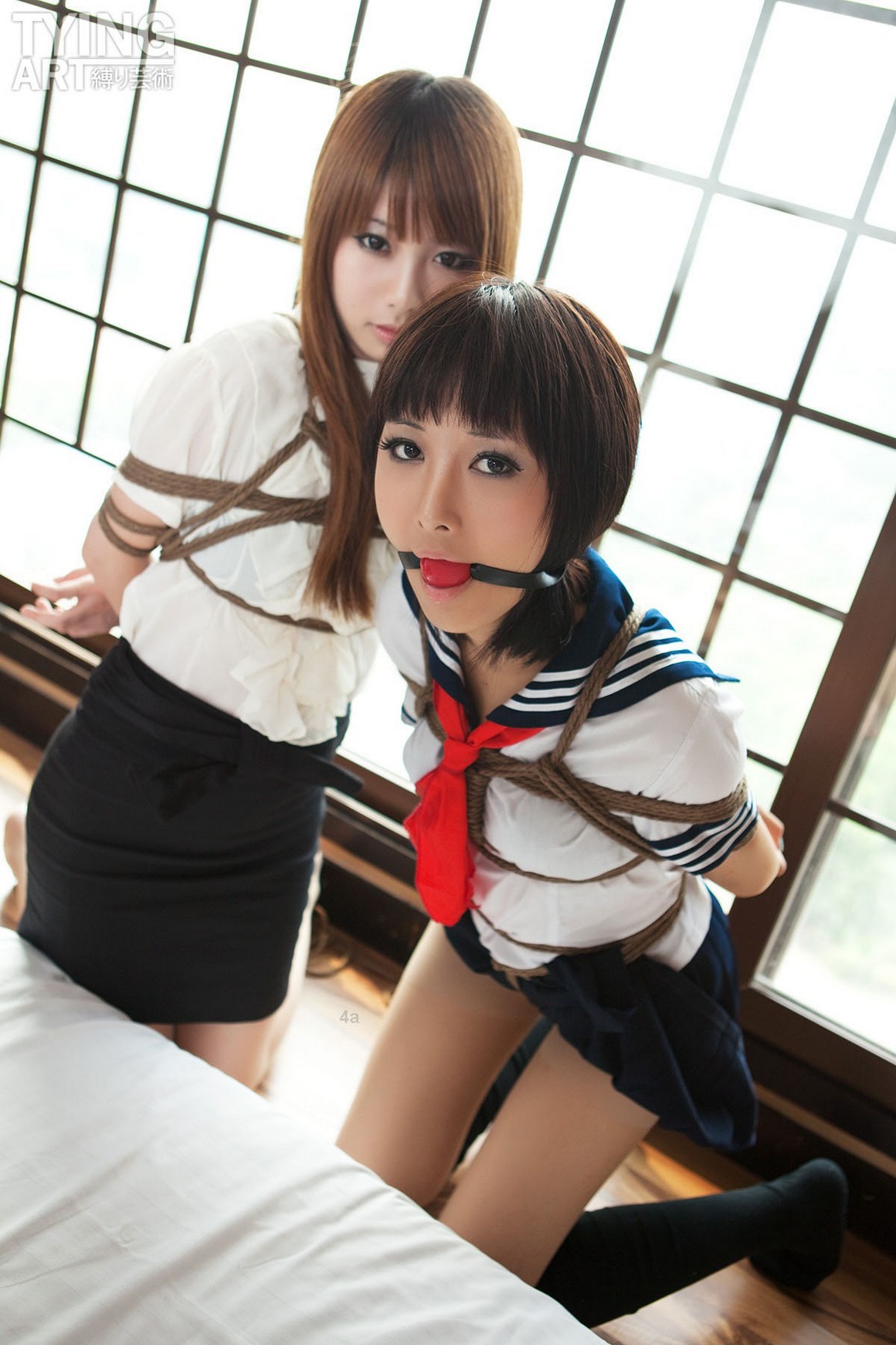 TyingArt縛リ芸術 No.092 OL & School Girl 2