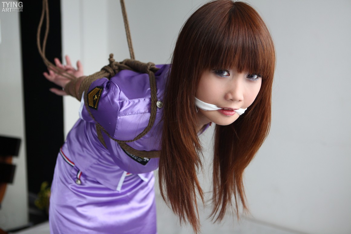 TyingArt縛リ芸術 No.525 Purple Stewardess