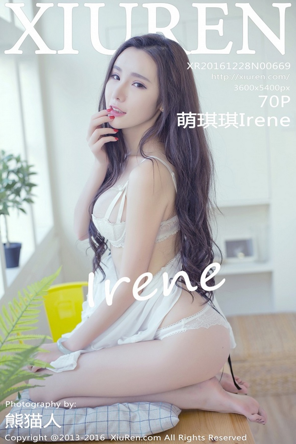 XIUREN秀人网 2016.12.28 No.669 萌琪琪Irene