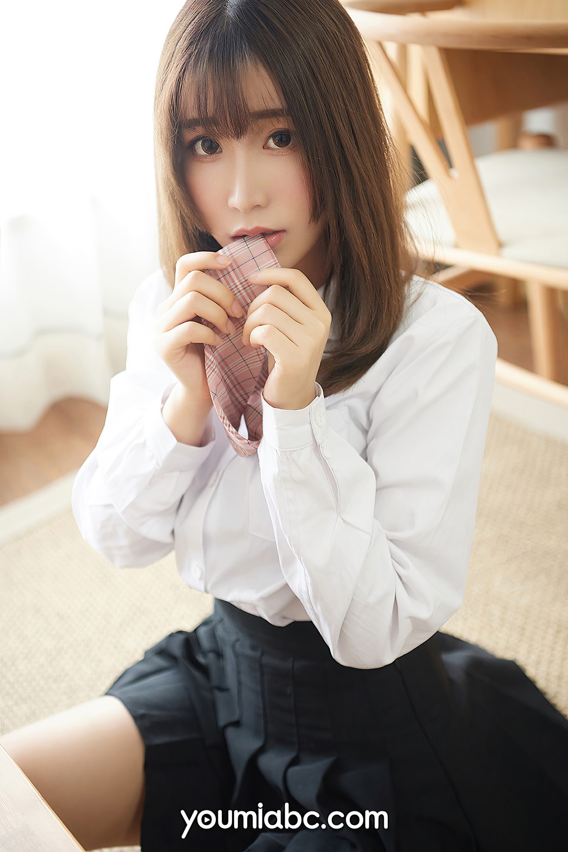 YouMei尤美 2020.05.03 学生妹の制服诱惑 绯月樱-Cherry ...